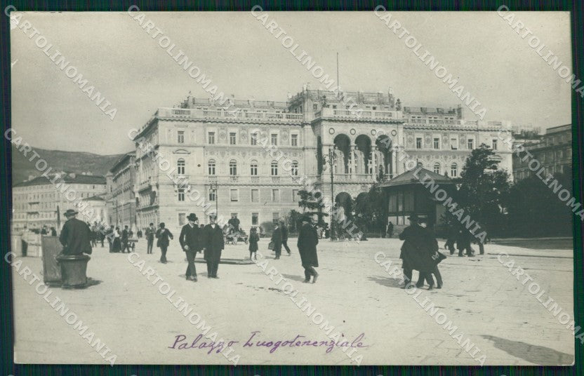 Trieste città Palazzo Luogotenenziale Foto cartolina MT1356 – fronte