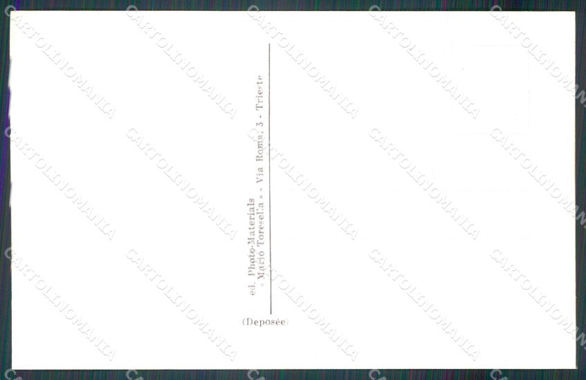 Trieste città Piazza Unità Prefettura Foto cartolina MT1357 – retro