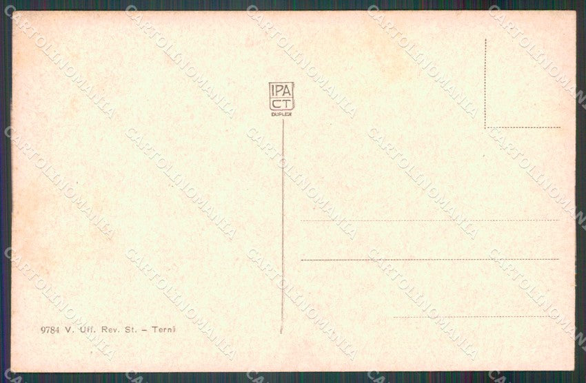 Trieste città Municipio Savoia cartolina MT1362 – retro