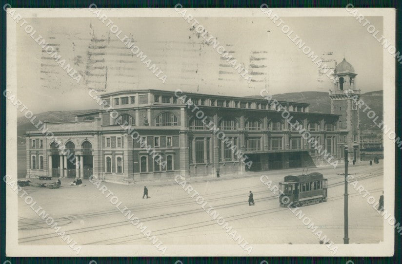 Trieste città Pescheria Tram Foto cartolina MT1378 – fronte