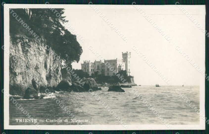 Trieste città Castello di Miramare Foto cartolina MT1382 – fronte