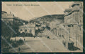 Trieste città Via Miramar Stazione Meridionale Tram PIEGA cartolina MT1386 – fronte