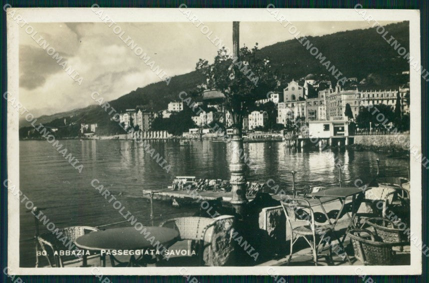 Croazia Abbazia Foto cartolina MT1409 – fronte