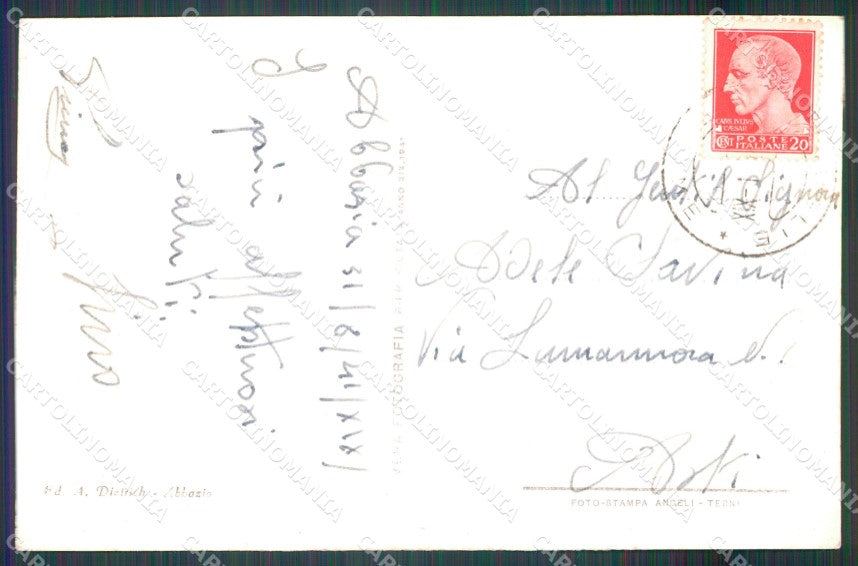 Croazia Abbazia Foto cartolina MT1409 – retro