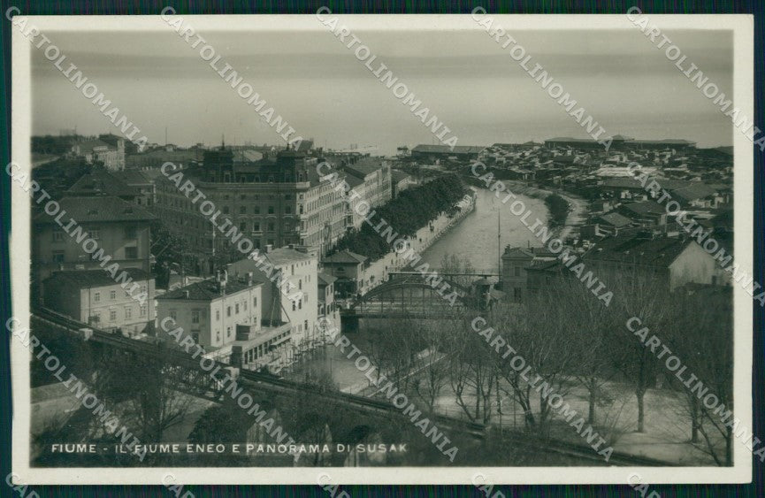Croazia Fiume Susak Foto cartolina MT1424 – fronte