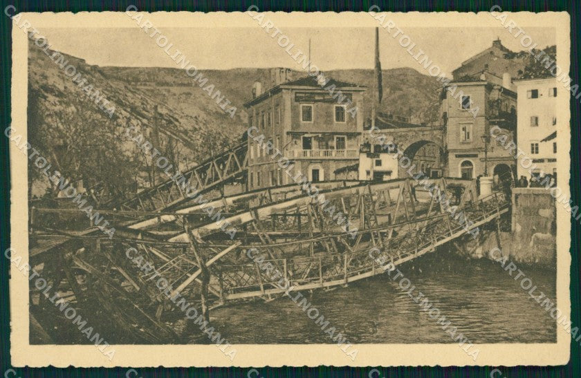 Croazia Fiume Rovine di Guerra cartolina MT1430 – fronte