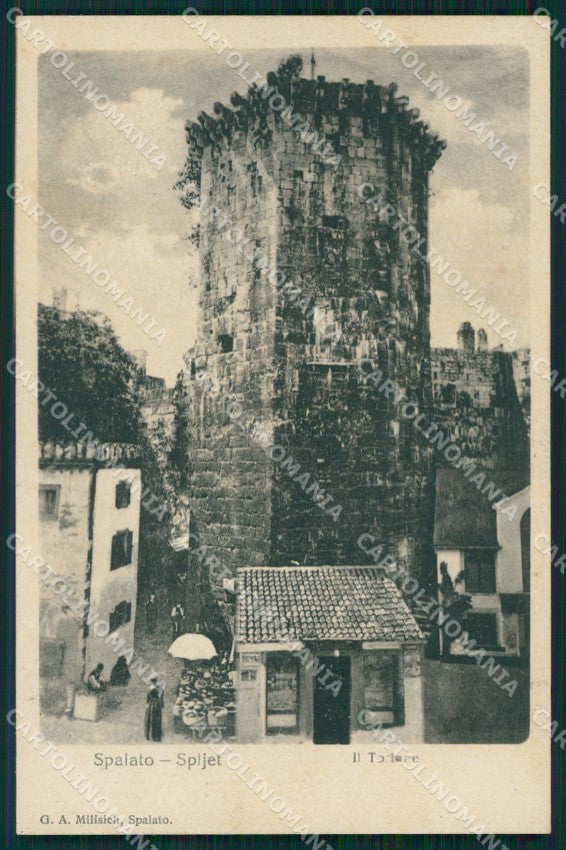 Croazia Spalato Split cartolina MT1452 – fronte