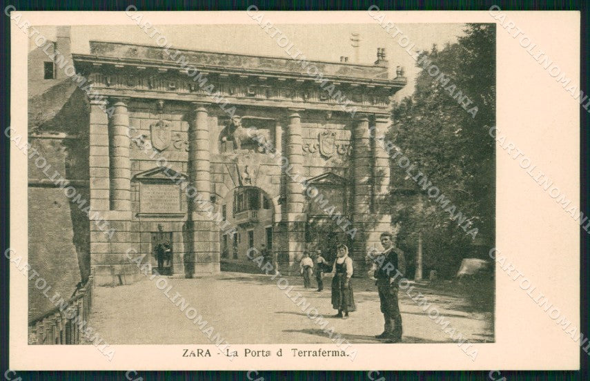 Croazia Zara Porta di Terraferma cartolina MT1455 – fronte
