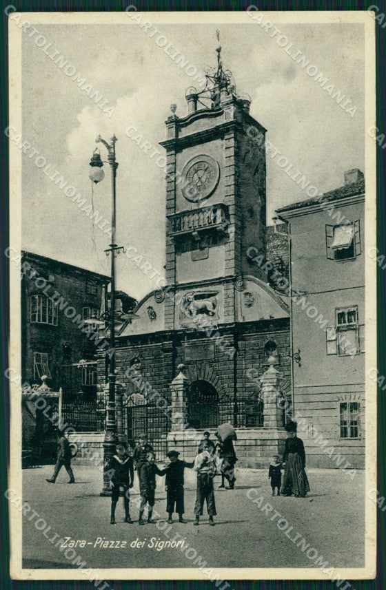Croazia Zara Piazza dei Signori cartolina MT1457 – fronte