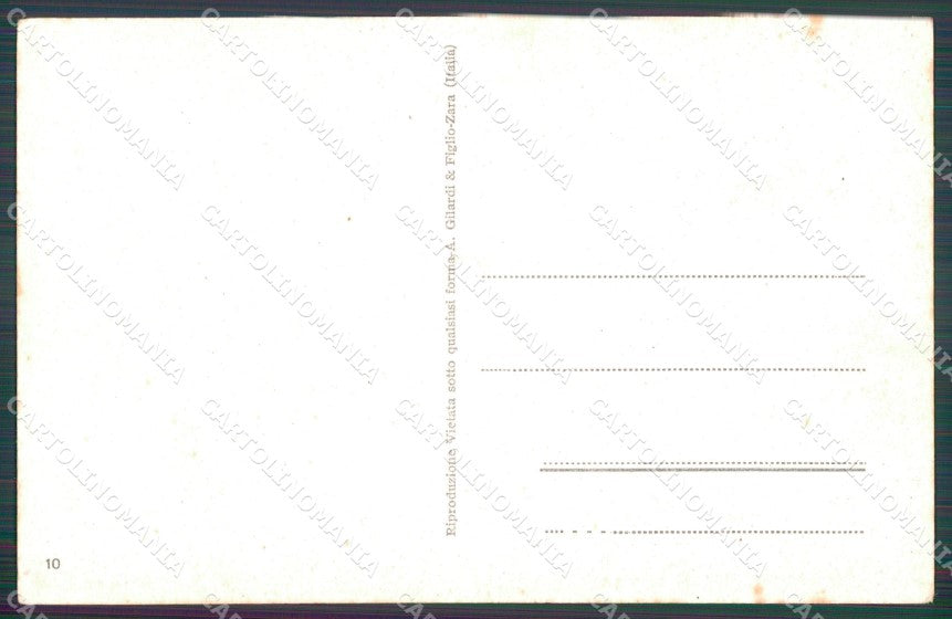 Croazia Zara Piazza dei Signori cartolina MT1457 – retro
