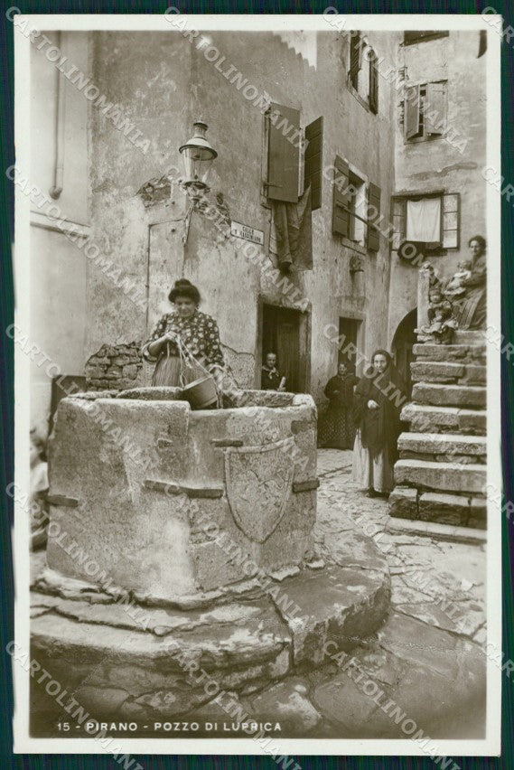 Slovenia Pirano Pozzo di Luprica Foto cartolina MT1458 – fronte