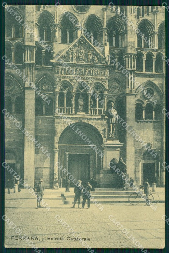 Ferrara città Cattedrale cartolina MT1465 – fronte