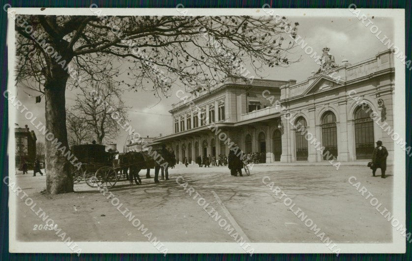 Parma città Stazione Carrozza Foto cartolina MT1474 – fronte