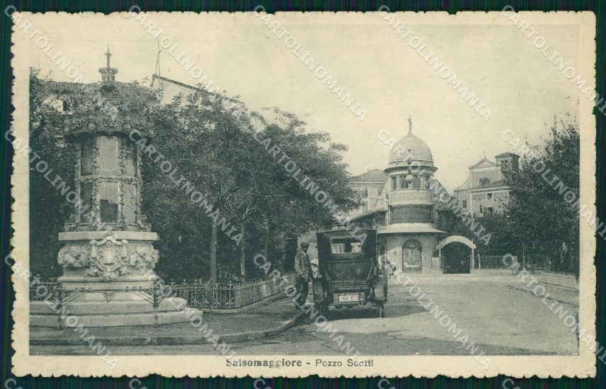 Parma Salsomaggiore Pozzo Scotti Auto cartolina MT1477 – fronte