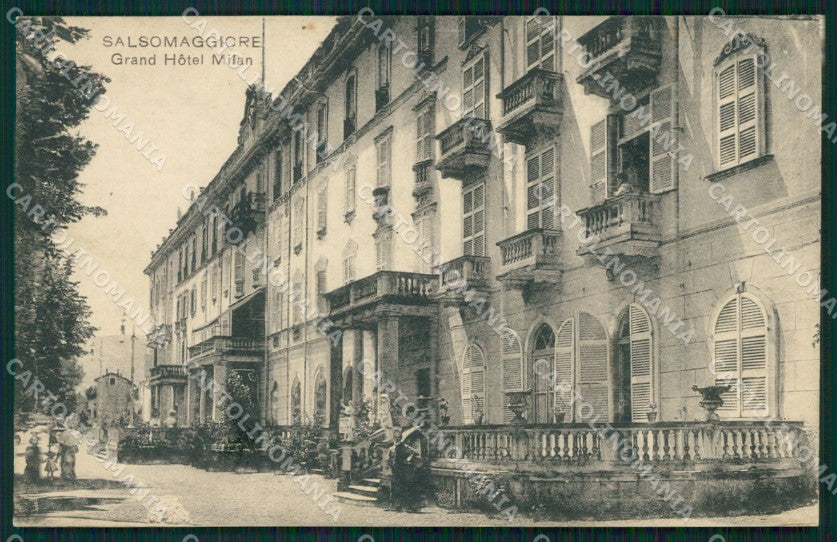 Parma Salsomaggiore Grand Hotel Milan cartolina MT1478 – fronte