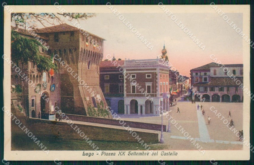 Ravenna Lugo Piazza XX Settembre Castello cartolina MT1485 – fronte