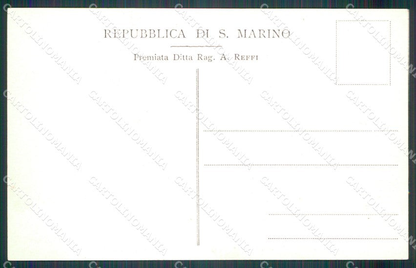 San Marino Capitani Reggenti Guardia d'Onore cartolina MT1500 – retro