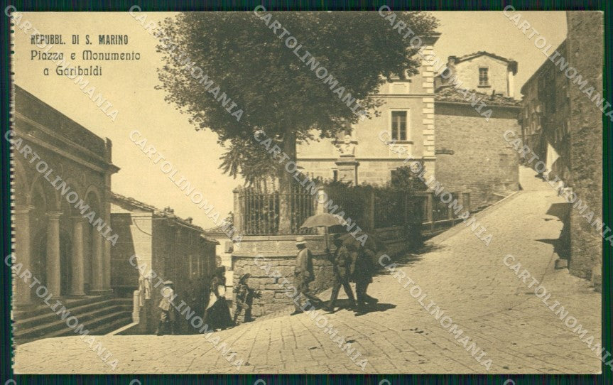 Rimini Repubblica di San Marino Piazza Garibaldi cartolina MT1502 – fronte