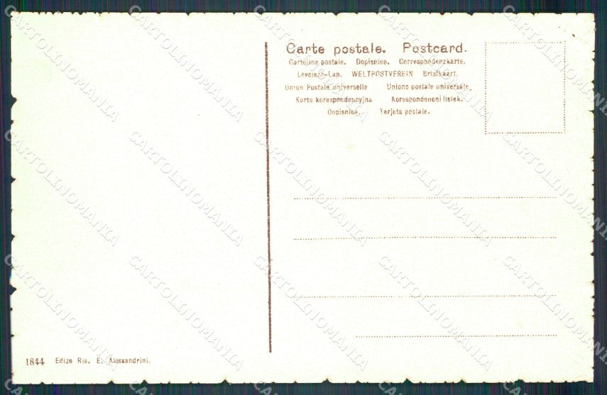 Bologna città Porta Saragozza PIEGA cartolina MT1503 – retro
