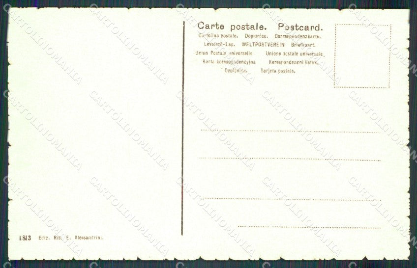 Bologna città Piazza Vittorio Emanuele Tram cartolina MT1512 – retro