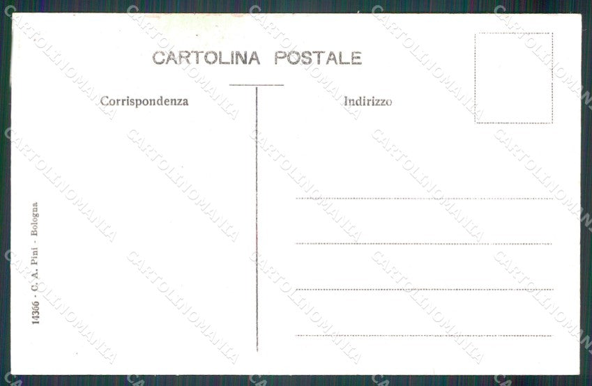Bologna città Palazzo Comunale cartolina MT1515 – retro