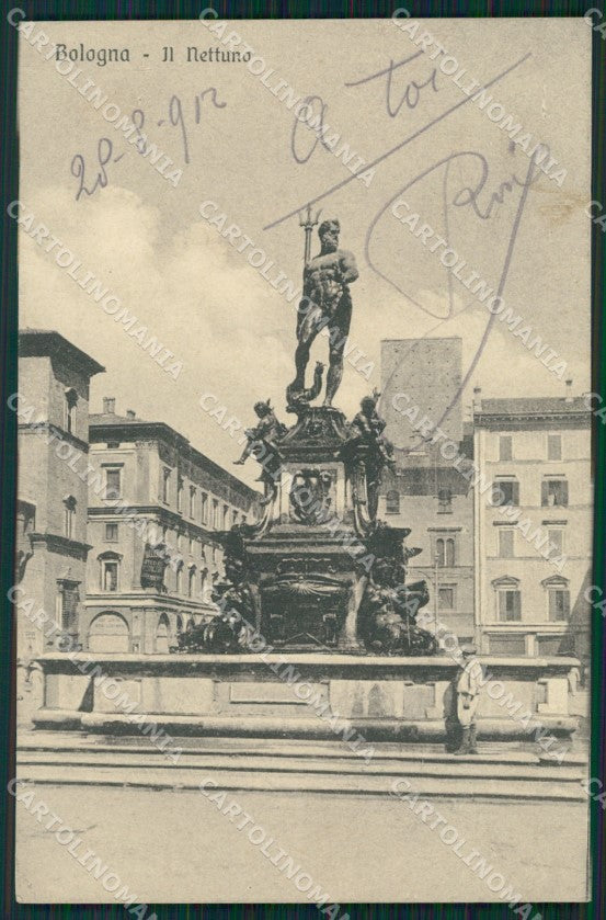 Bologna città Nettuno cartolina MT1524 – fronte
