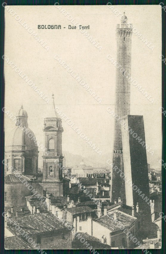 Bologna città Due Torri cartolina MT1526 – fronte