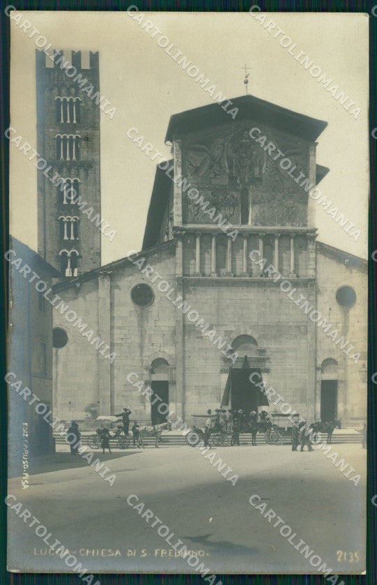 Lucca città Chiesa San Frediano Foto cartolina MT1558 – fronte