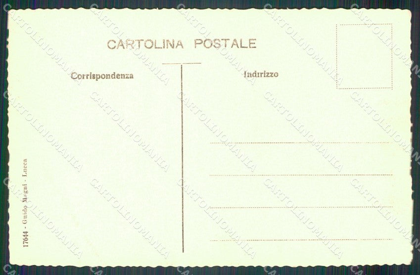 Lucca città Via Elisa Istituto San Ponziano cartolina MT1560 – retro