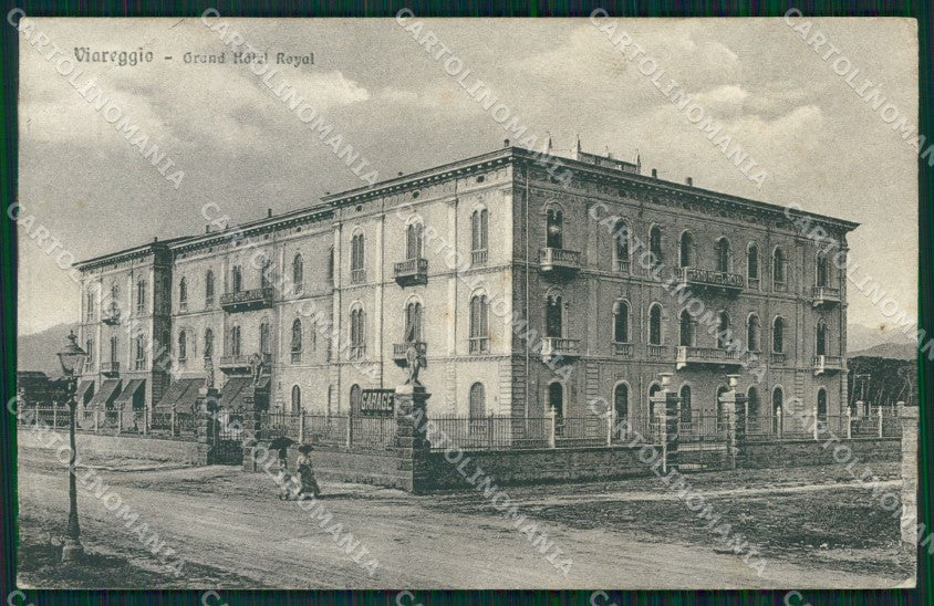 Lucca Viareggio Grand Hotel Royal FORO cartolina MT1569 – fronte