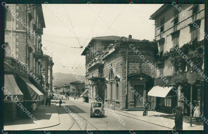 Pistoia Montecatini Terme Corso Roma Farmacia Auto Foto cartolina MT1573 – fronte