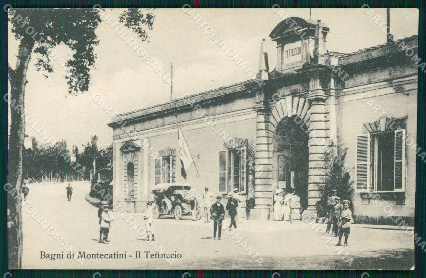 Pistoia Montecatini Terme Bagni di Stabilimento Tettuccio Autocartolina MT1577 – fronte