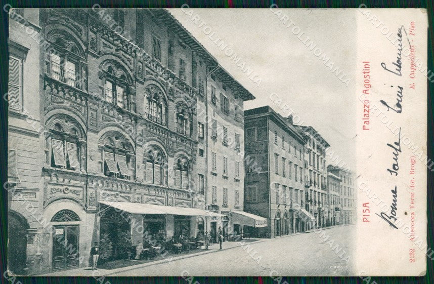 Pisa città Palazzo Agostini Alterocca 2132 cartolina MT1586 – fronte