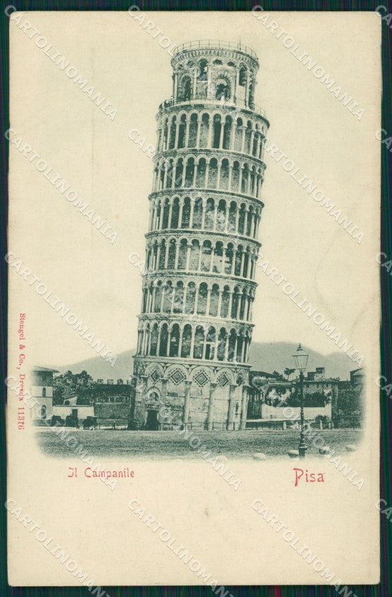 Pisa città Campanile della Cattedrale cartolina MT1587 – fronte
