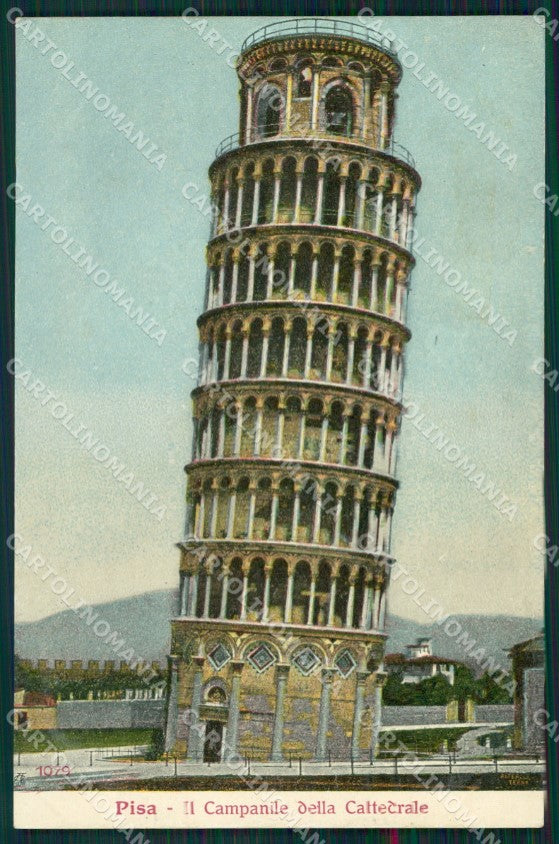 Pisa città Campanile della Cattedrale cartolina MT1588 – fronte