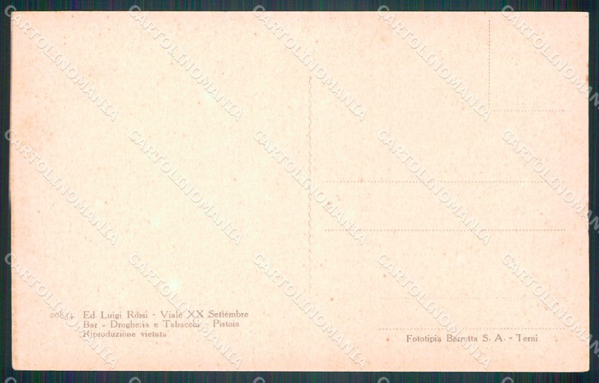 Pistoia città cartolina MT1597 – retro