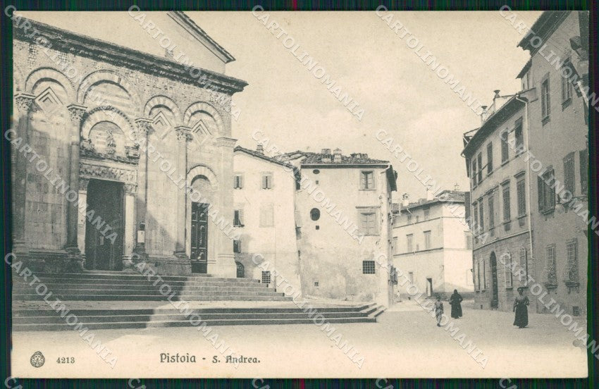 Pistoia città Chiesa Sant'Andrea cartolina MT1598 – fronte