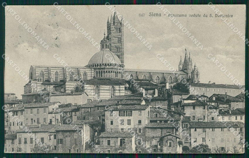Siena città San Domenico cartolina MT1602 – fronte