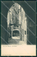 Siena città Via del Ghetto cartolina MT1604 – fronte