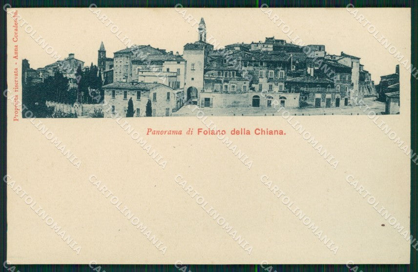 Arezzo Foiano della Chiana SCOLLATA cartolina MT1608 – fronte