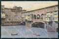 Firenze città Ponte Vecchio Barche cartolina MT1623 – fronte