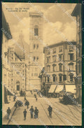Firenze città Via dei Pecori Campanile di Giotto cartolina MT1637 – fronte