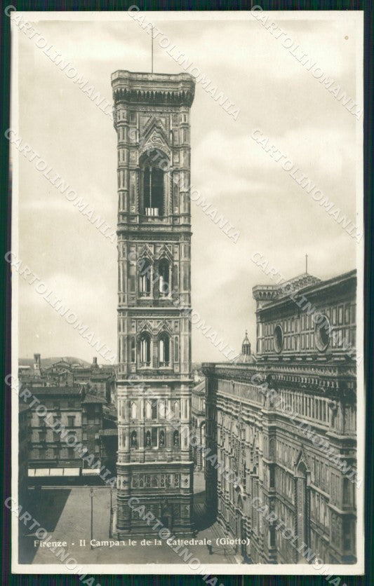 Firenze città Campanile di Giotto Foto cartolina MT1638 – fronte