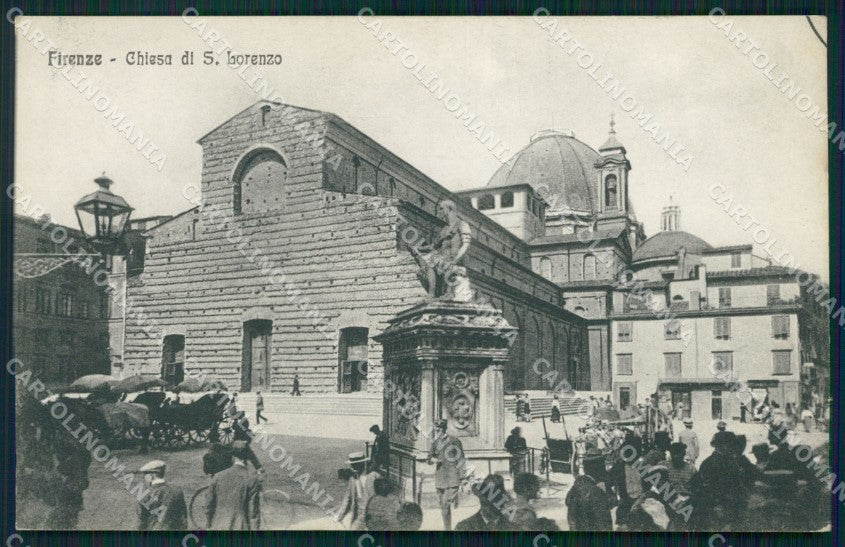 Firenze città Chiesa San Lorenzo cartolina MT1644 – fronte