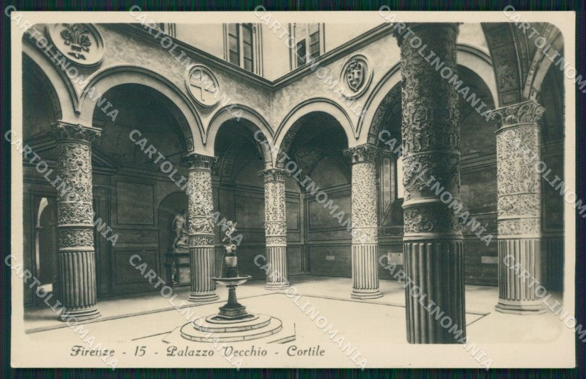 Firenze città Palazzo Vecchio Foto cartolina MT1651 – fronte