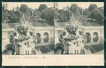 Firenze città Fontana di Nettuno Stereoview cartolina MT1663 – fronte