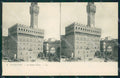 Firenze città Palazzo Vecchio Stereoview cartolina MT1664 – fronte