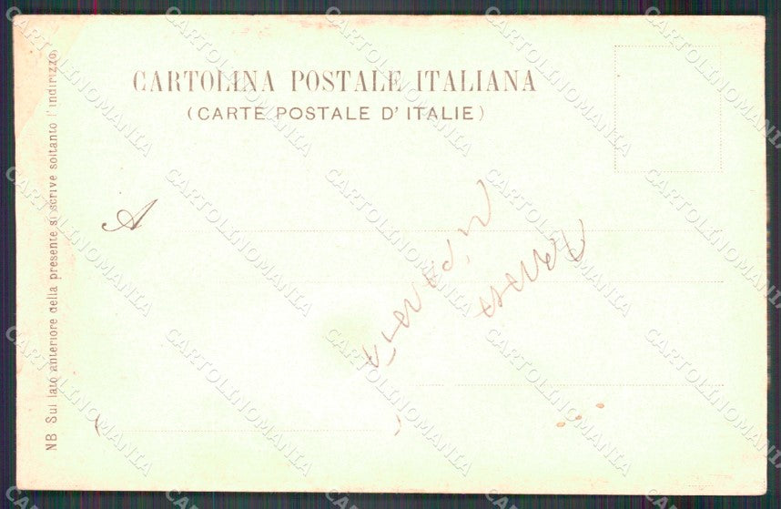 Firenze Vaglia Montesenario ABRASA RIPARATA cartolina MT1680 – retro