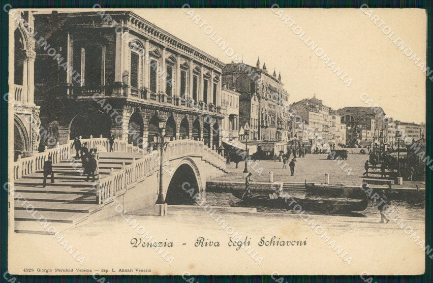Venezia città Riva degli Schiavoni cartolina MT1686 – fronte