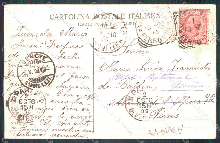 Venezia città Riva degli Schiavoni ABRASA cartolina MT1694 – retro